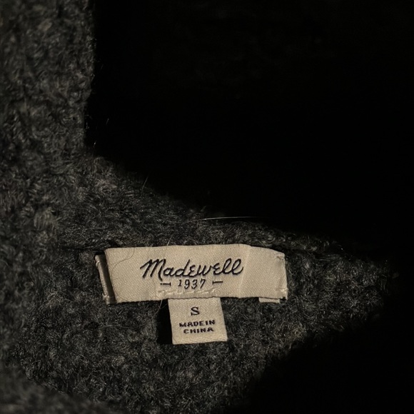 Madewell Sweater Wool-Blend Cowl Turtleneck Size Small - Picture 11 of 11